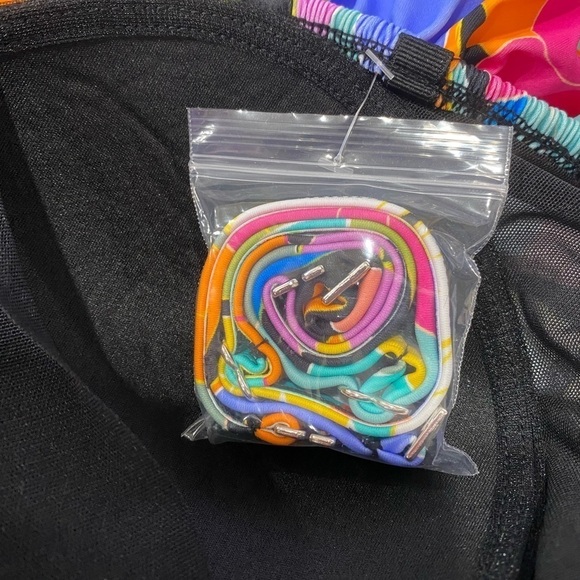 Swim Solutions Floral Off The Shoulder Ruffle One Piece Size 20W - Picture 2 of 6